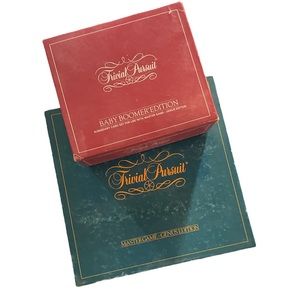 Trivial Pursuit Master Game-Genius Edition and Baby Boomer Edition